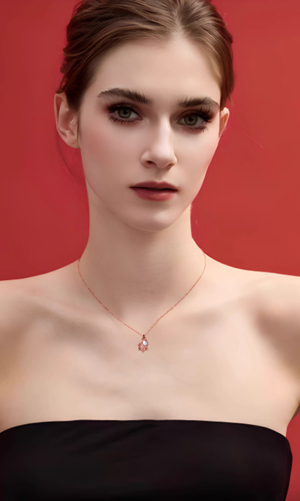 Frost Kiss Snowflake Pearl Necklace