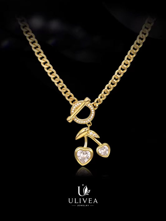 Cherry Cream Delight Necklace