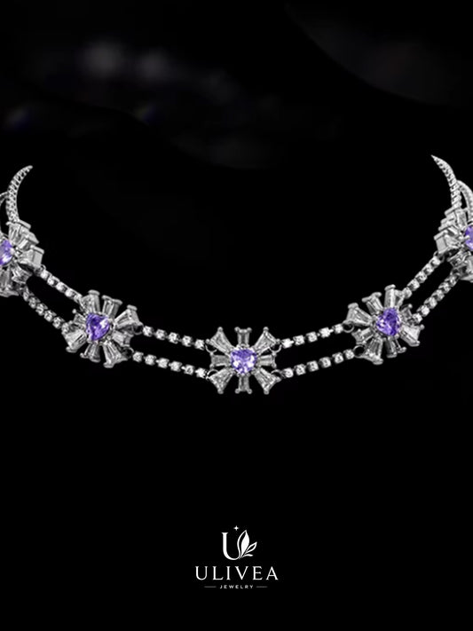 Lavender Dream Gem Necklace