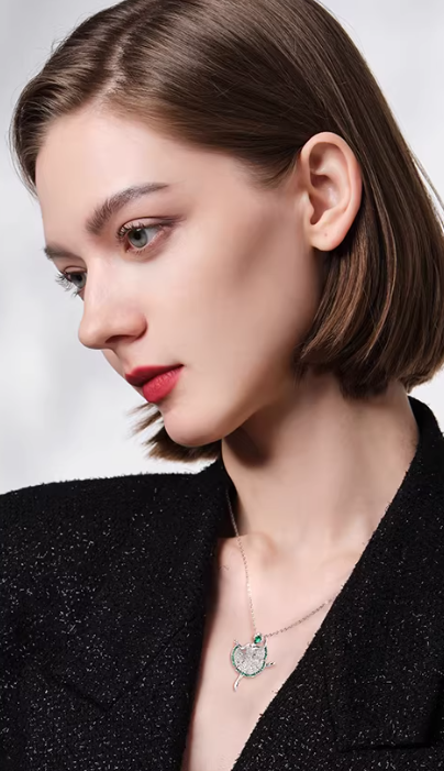 Ballet Muse Crystal Necklace