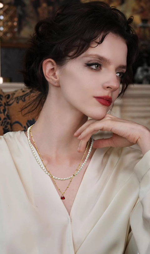 Layered Luxe Pearl Duo Necklace