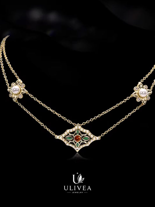 Pilgrim Layered Chain Necklace